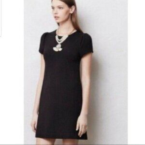 Anthropologie Maeve Black Shift Dress